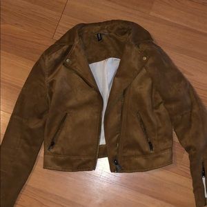 Tan suede jacket